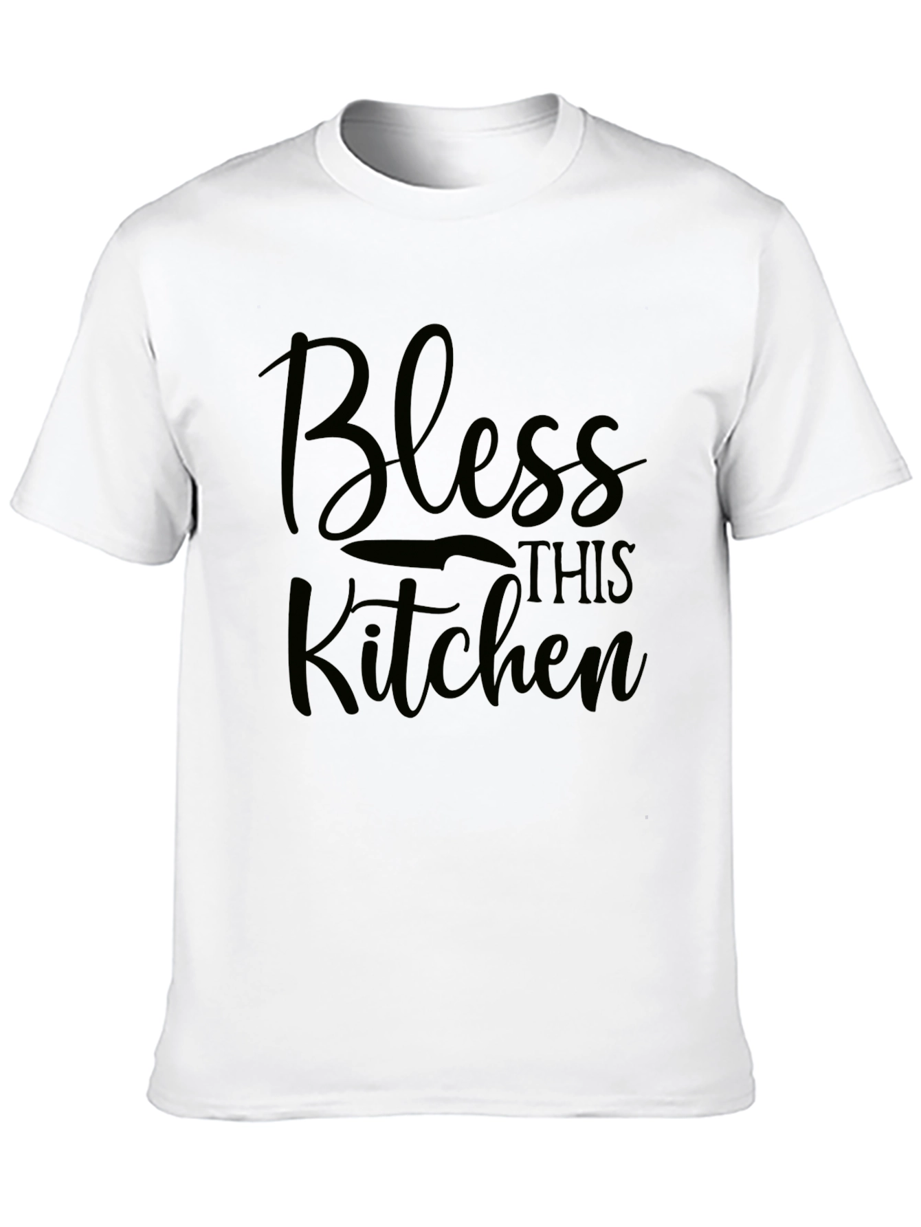 Bless This Kitchen Black T-Shirt