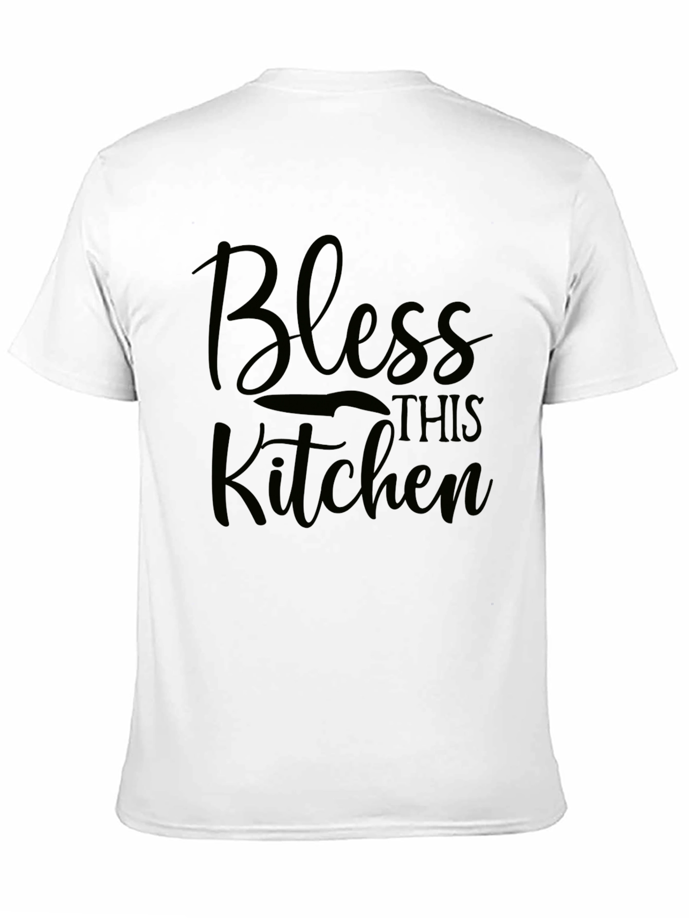 Bless This Kitchen Black T-Shirt