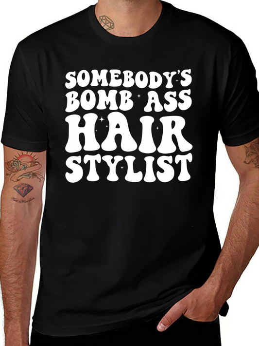 Bomb Ass Hair Stylist Graphic Tee
