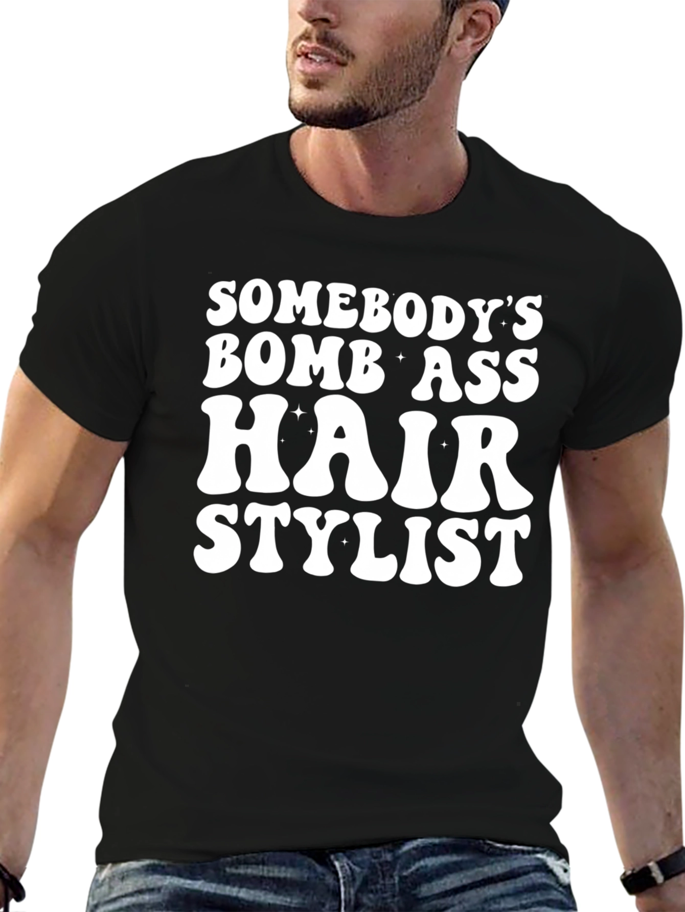 Bomb Ass Hair Stylist Graphic Tee