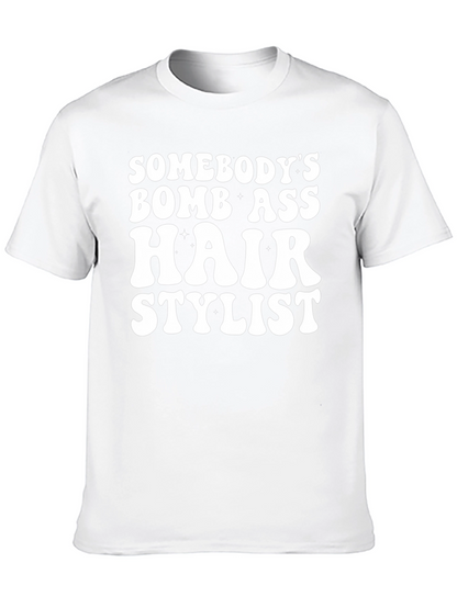 Bomb Ass Hair Stylist Graphic Tee