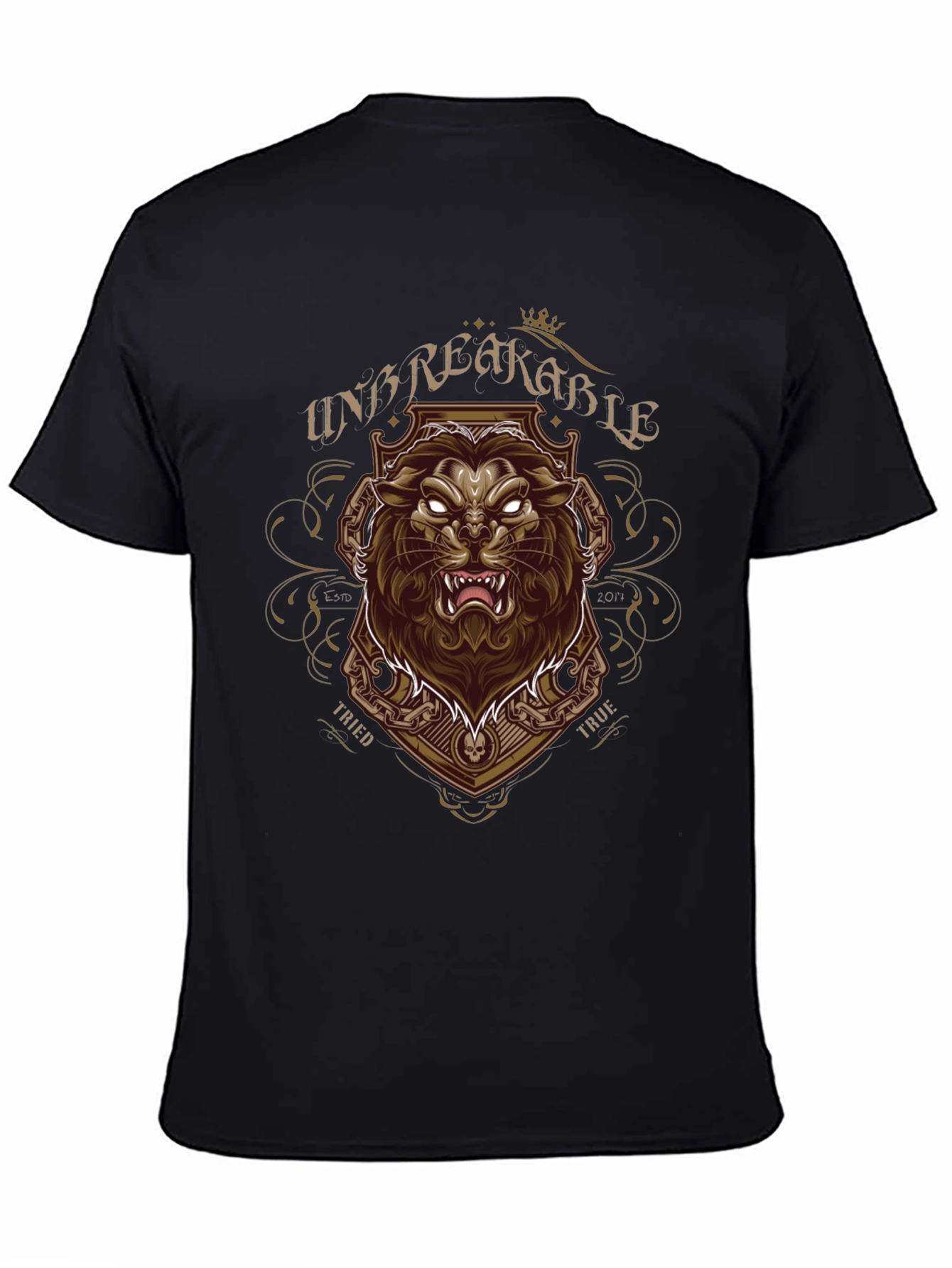 Unbreakable Lion Graphic Tee - Bold Streetwear