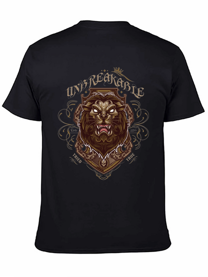 Unbreakable Lion Graphic Tee - Bold Streetwear