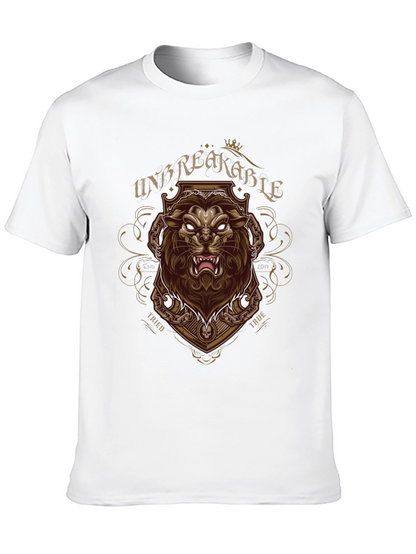 Unbreakable Lion Graphic Tee - Bold Streetwear