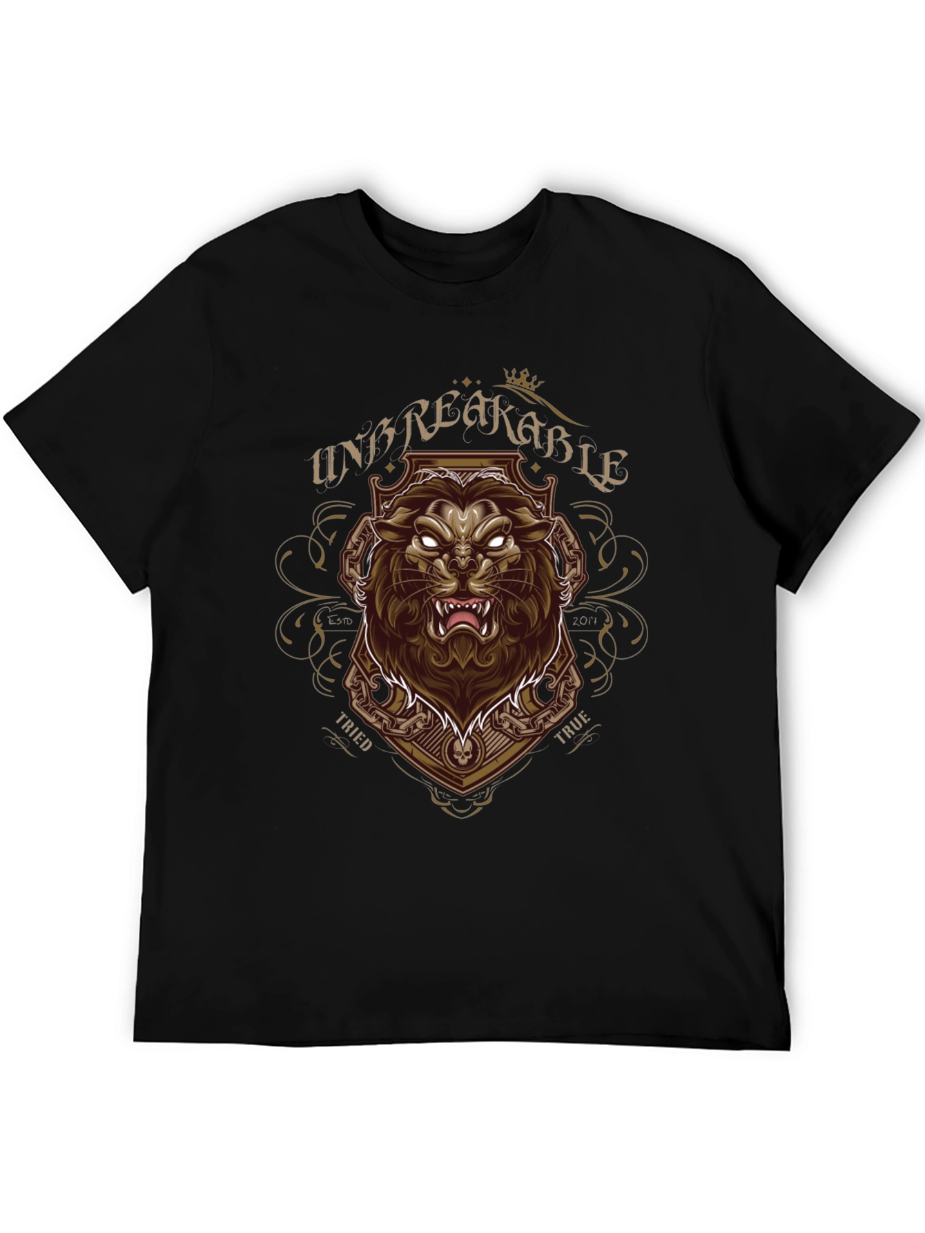 Unbreakable Lion Graphic Tee - Bold Streetwear