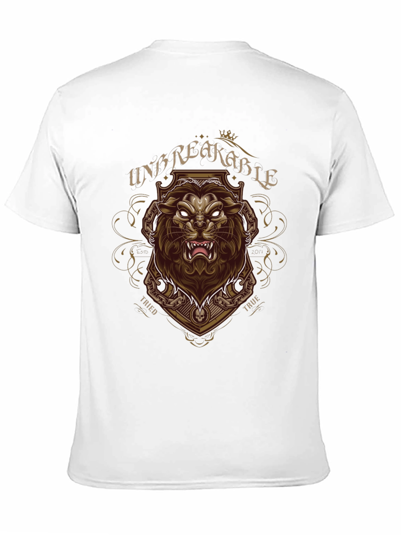 Unbreakable Lion Graphic Tee - Bold Streetwear