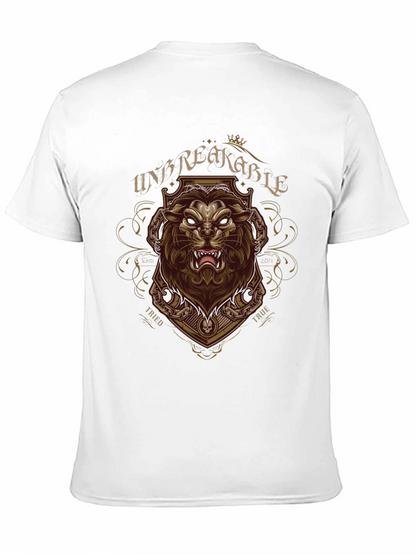 Unbreakable Lion Graphic Tee - Bold Streetwear