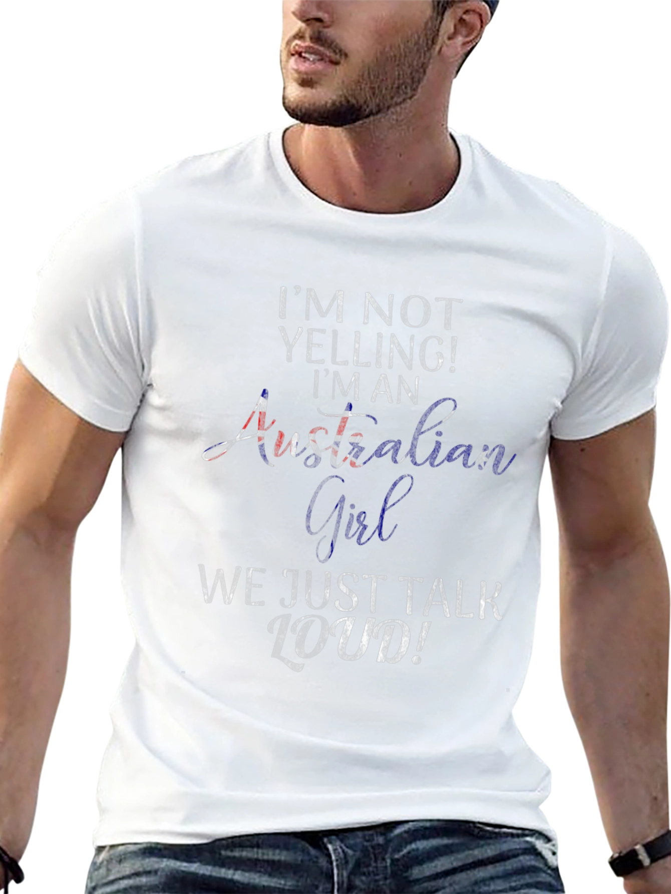 Australian Girl Loud T-Shirt Novelty