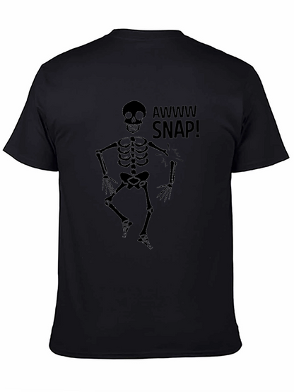 Awww Snap Skeleton Graphic T-Shirt