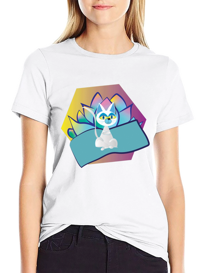 Yoga Cat T-Shirt - Zen Vibes