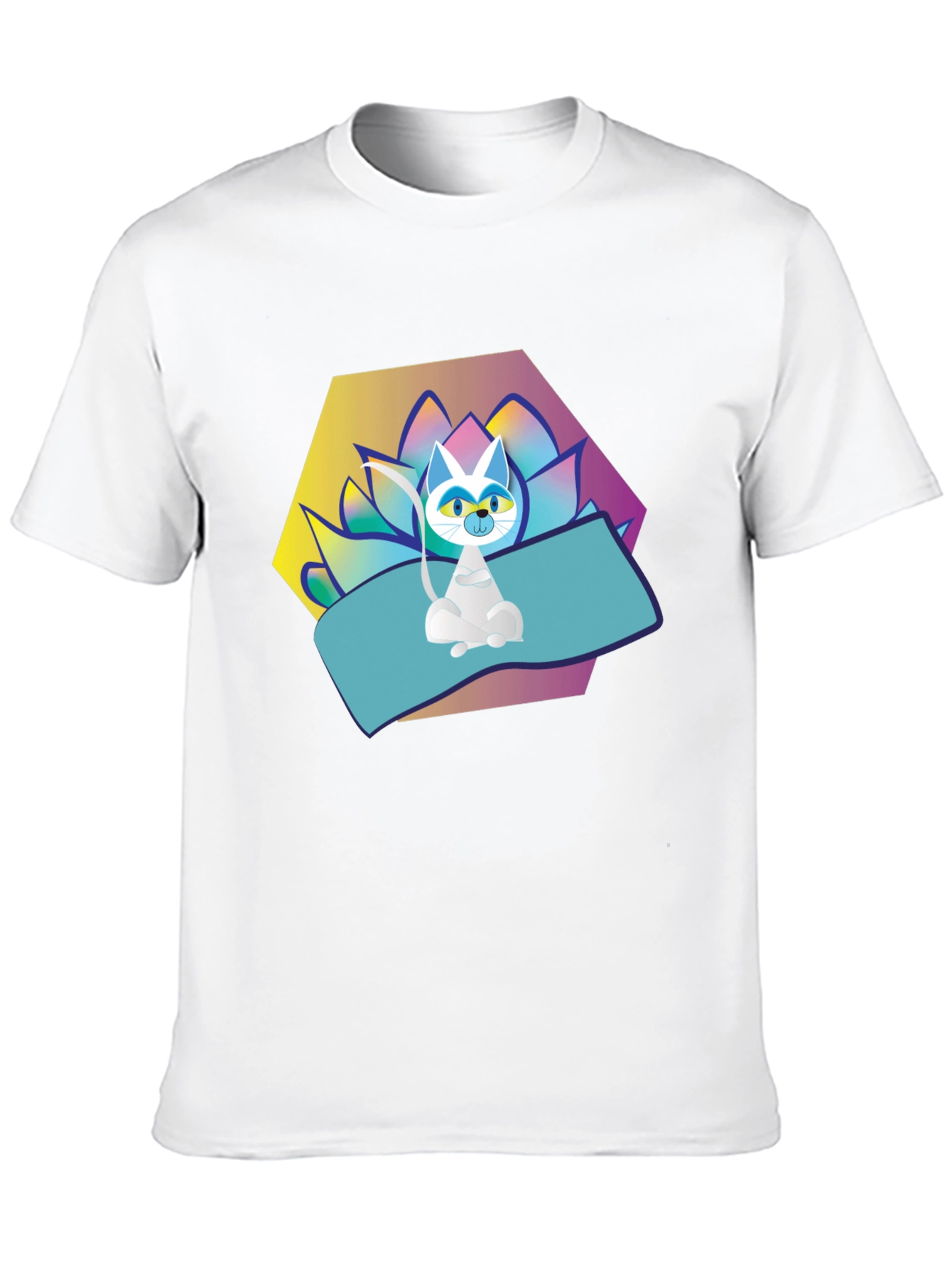 Yoga Cat T-Shirt - Zen Vibes