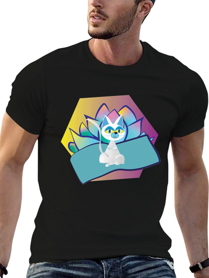 Yoga Cat T-Shirt - Zen Vibes