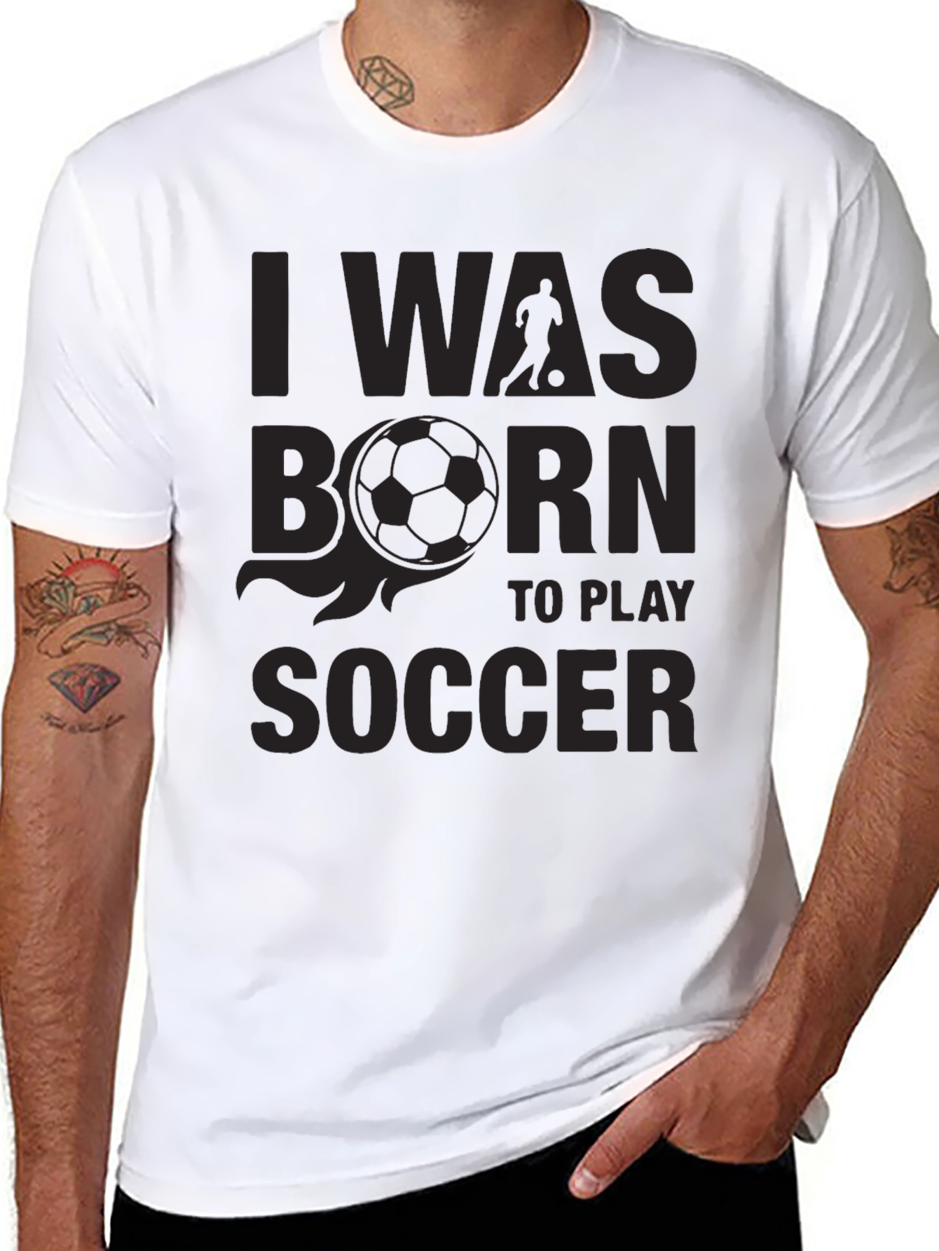Soccer Player T-Shirt - Born To Play