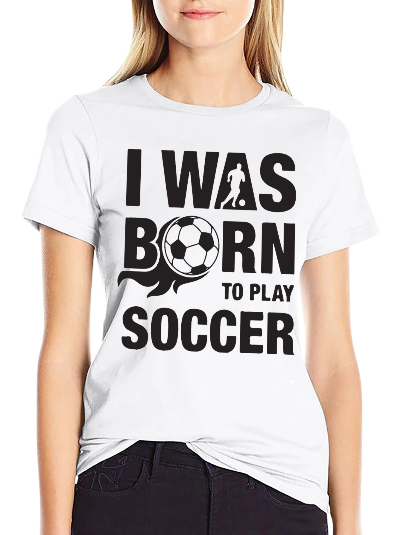 Soccer Player T-Shirt - Born To Play
