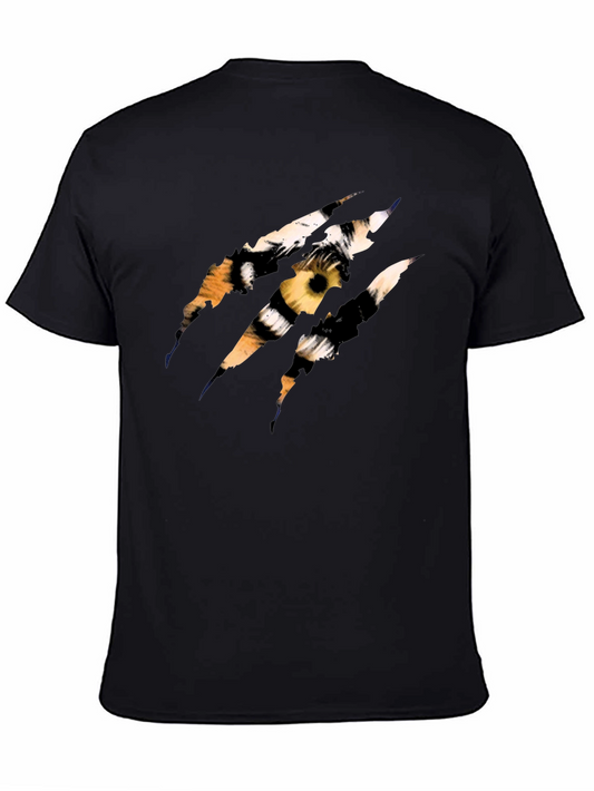 Tiger Claw Graphic Black T-Shirt