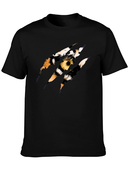 Tiger Claw Graphic Black T-Shirt