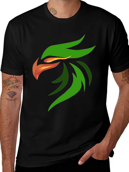 Bold Eagle Graphic Black T-Shirt