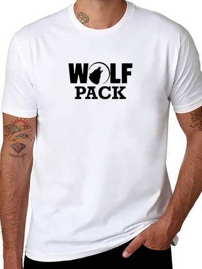 Wolf Pack Graphic Tee - Black T-Shirt