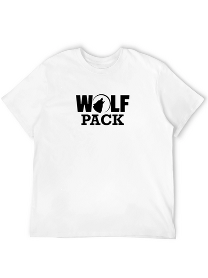 Wolf Pack Graphic Tee - Black T-Shirt