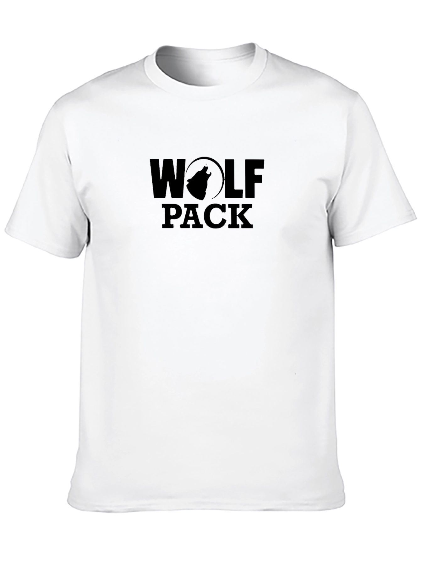 Wolf Pack Graphic Tee - Black T-Shirt