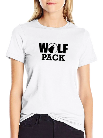 Wolf Pack Graphic Tee - Black T-Shirt