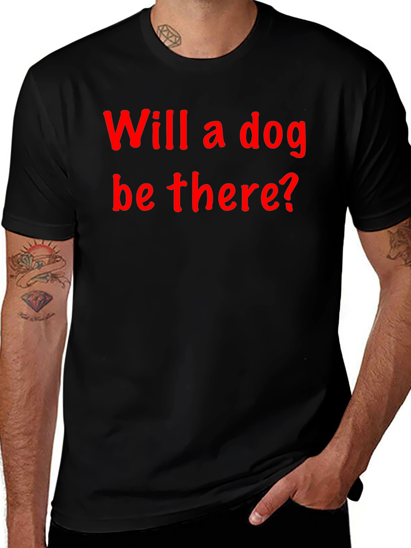 Will a Dog Be There? Graphic Tee