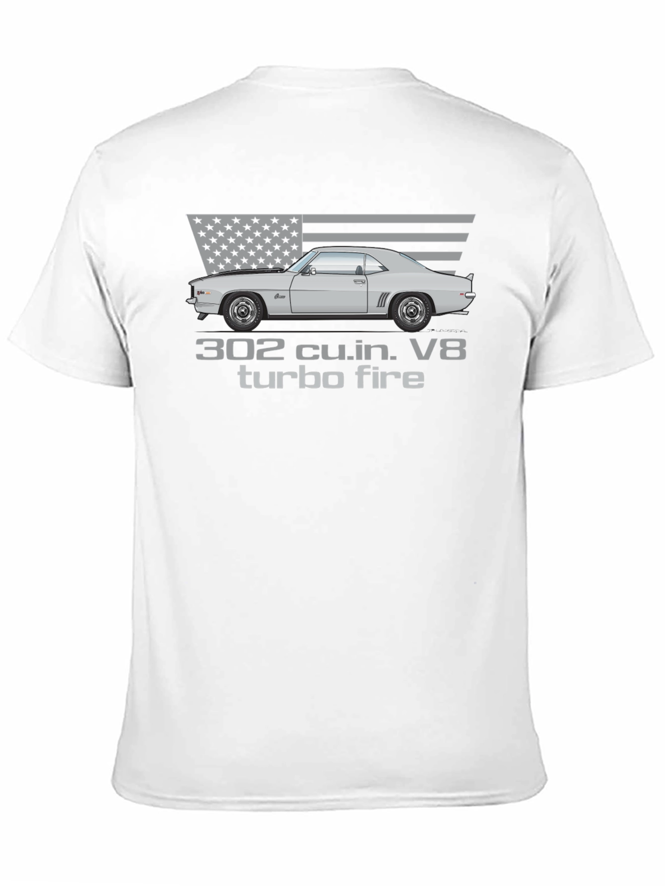 302 Turbo Fire Car Graphic T-Shirt