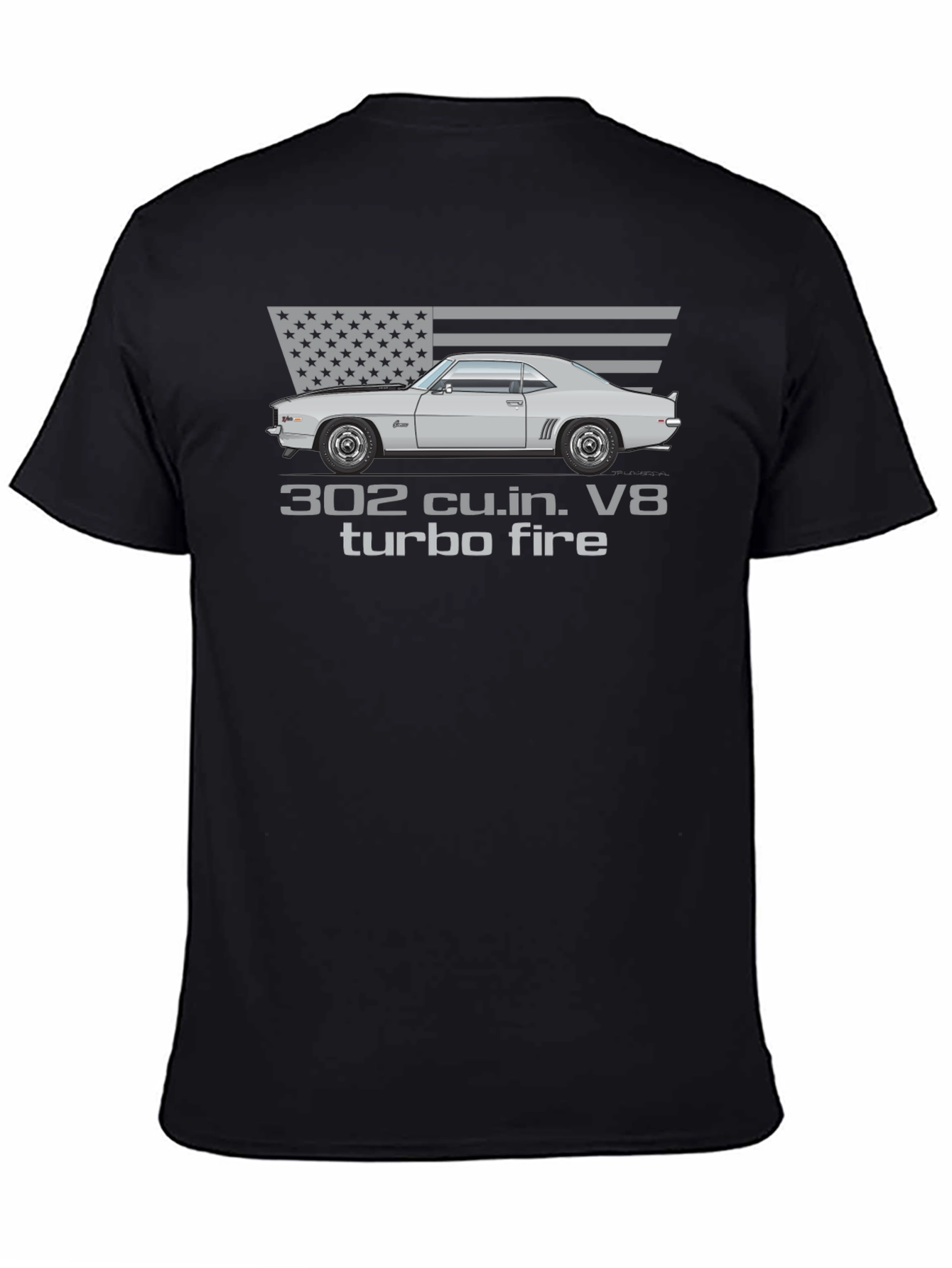 302 Turbo Fire Car Graphic T-Shirt
