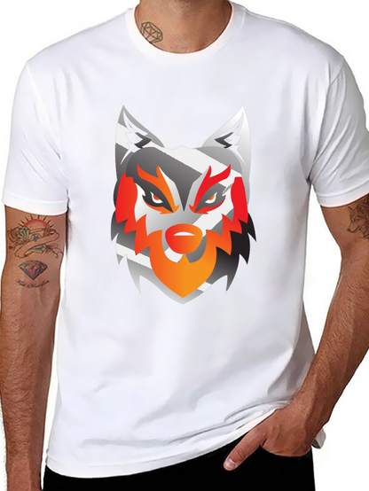 Bold Wolf Graphic Tee - Striking Design