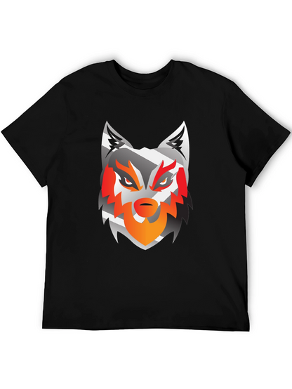 Bold Wolf Graphic Tee - Striking Design