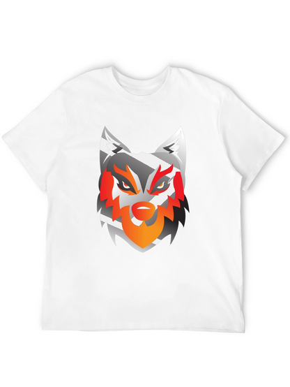Bold Wolf Graphic Tee - Striking Design