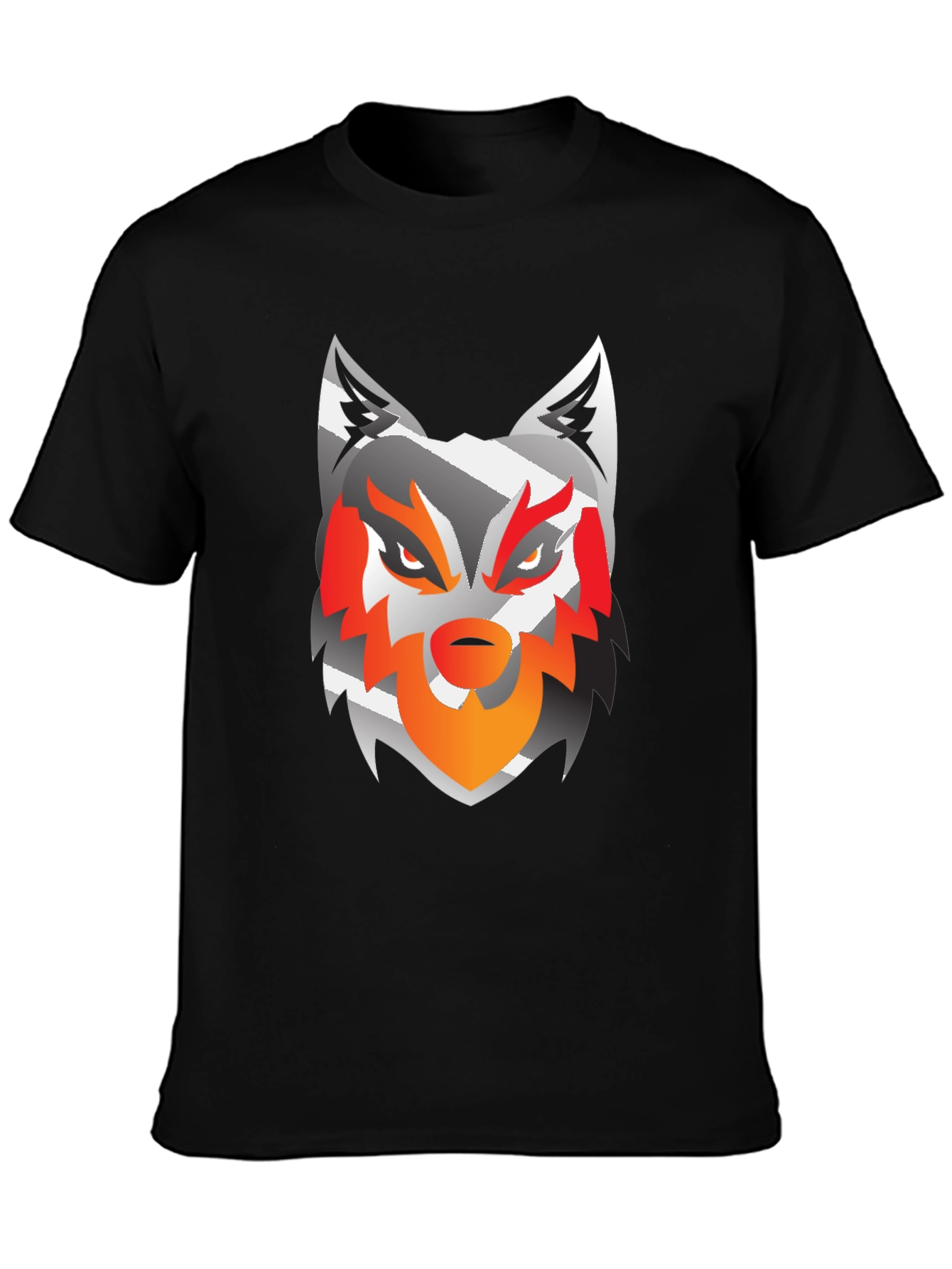 Bold Wolf Graphic Tee - Striking Design