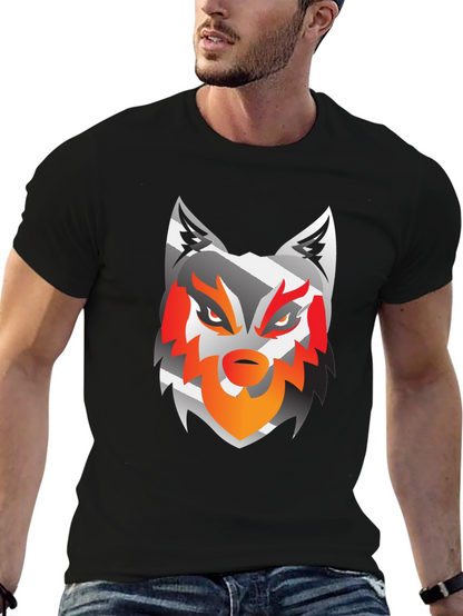 Bold Wolf Graphic Tee - Striking Design