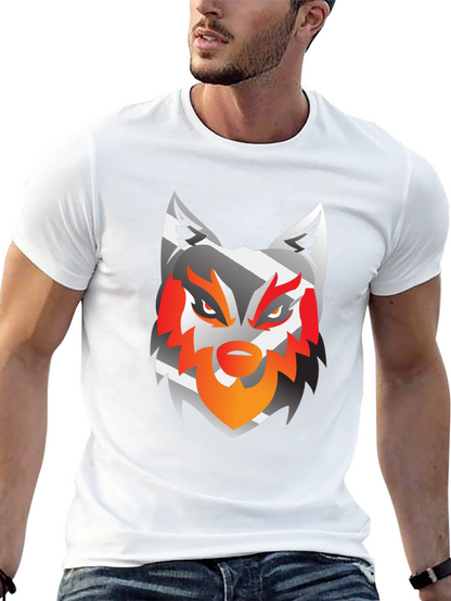 Bold Wolf Graphic Tee - Striking Design