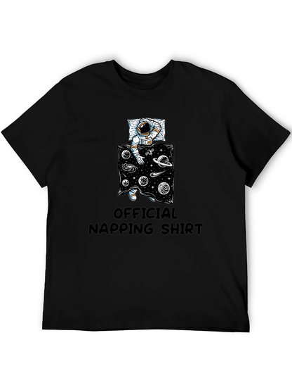 Astronaut Napping Shirt - Relax in Style