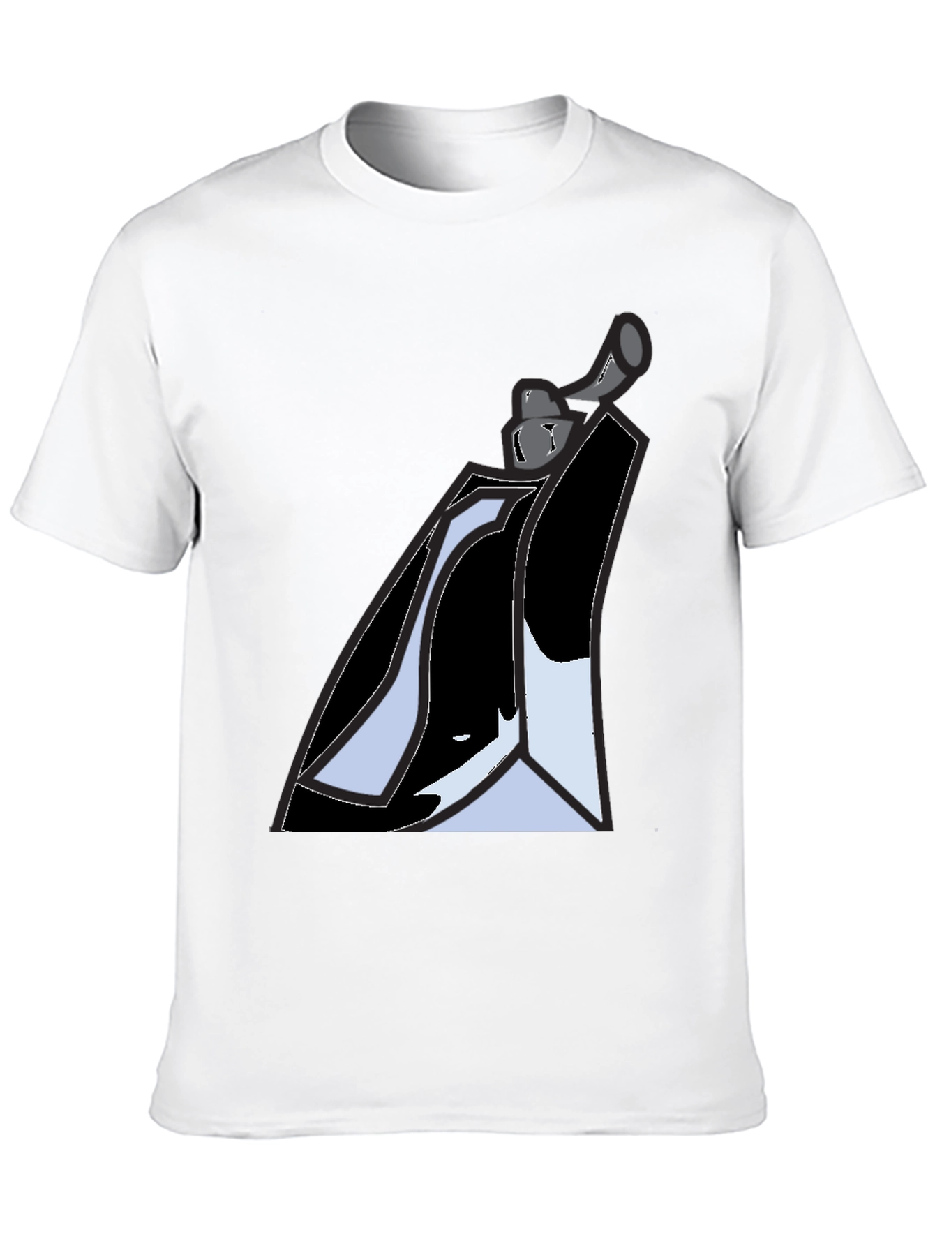 Abstract Graphic Tee - Black