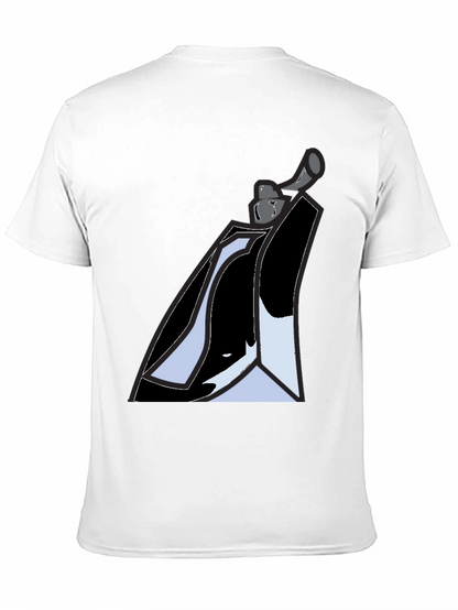 Abstract Graphic Tee - Black