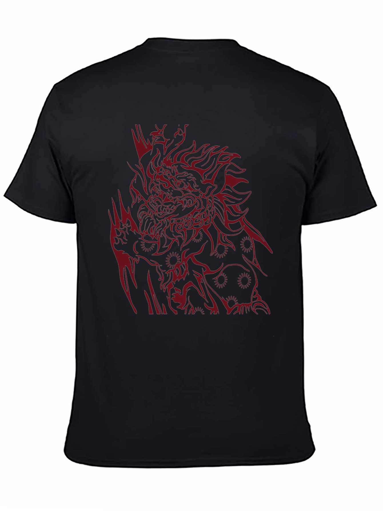 Bold Graphic Tee: Dragon Design