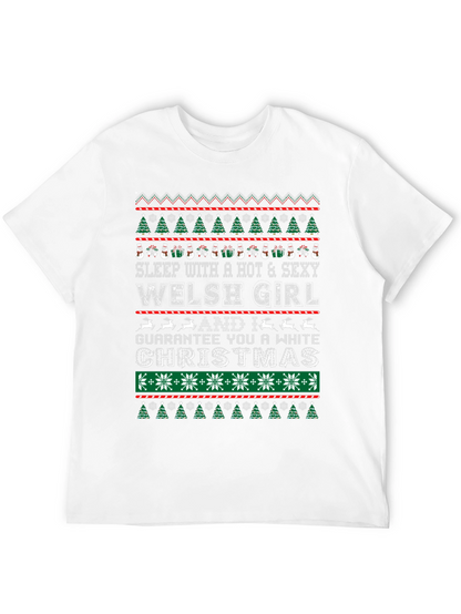 Welsh Girl Christmas Graphic Tee