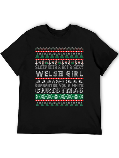 Welsh Girl Christmas Graphic Tee