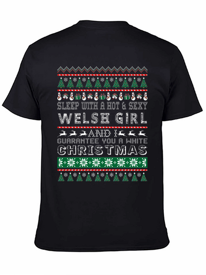Welsh Girl Christmas Graphic Tee