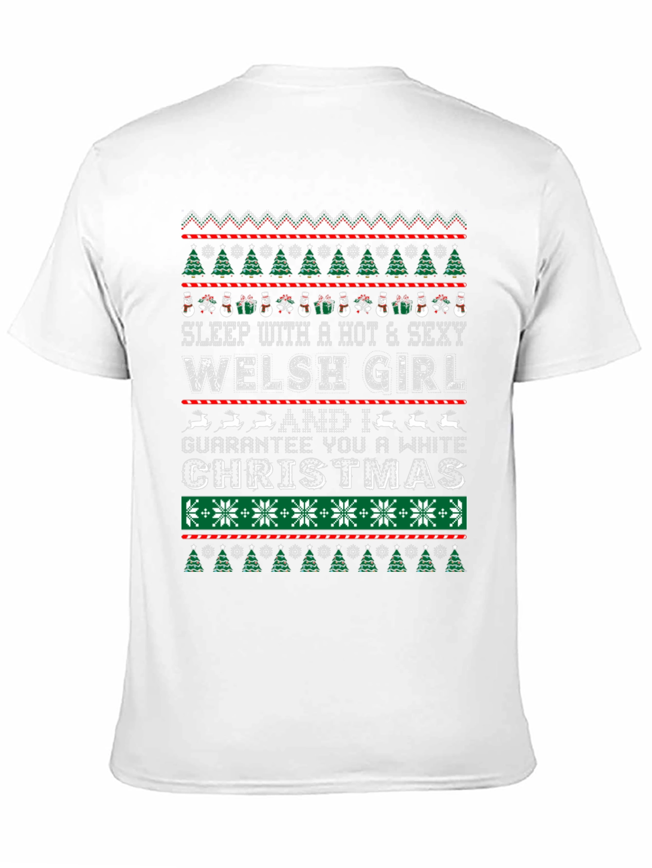 Welsh Girl Christmas Graphic Tee