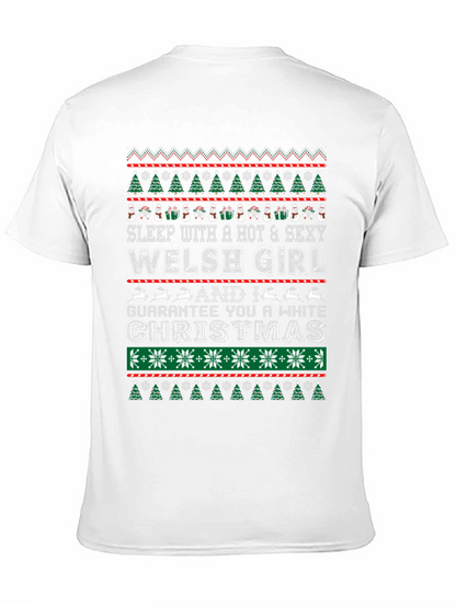 Welsh Girl Christmas Graphic Tee