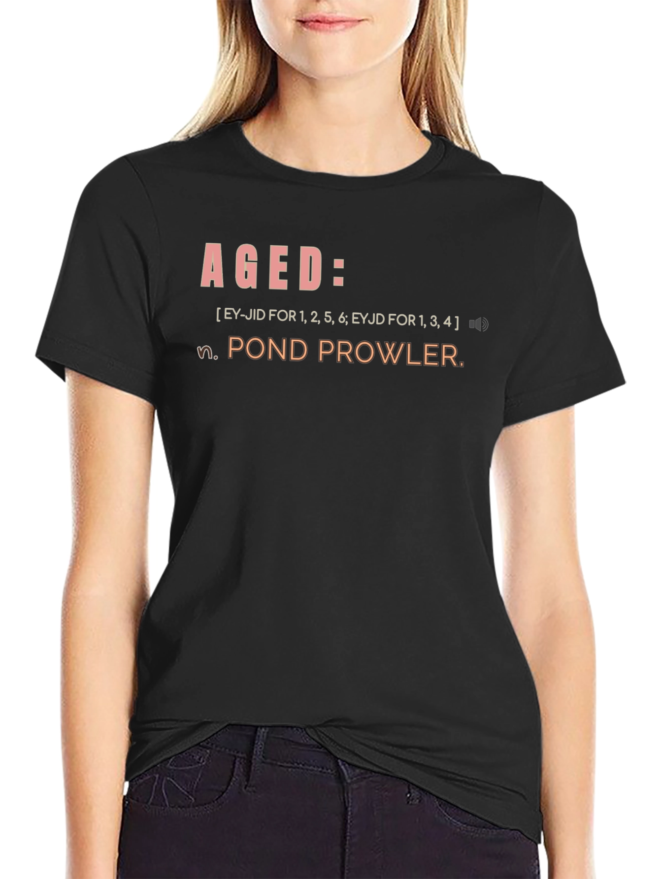 Aged Pond Prowler Definition Graphic T-Shirt