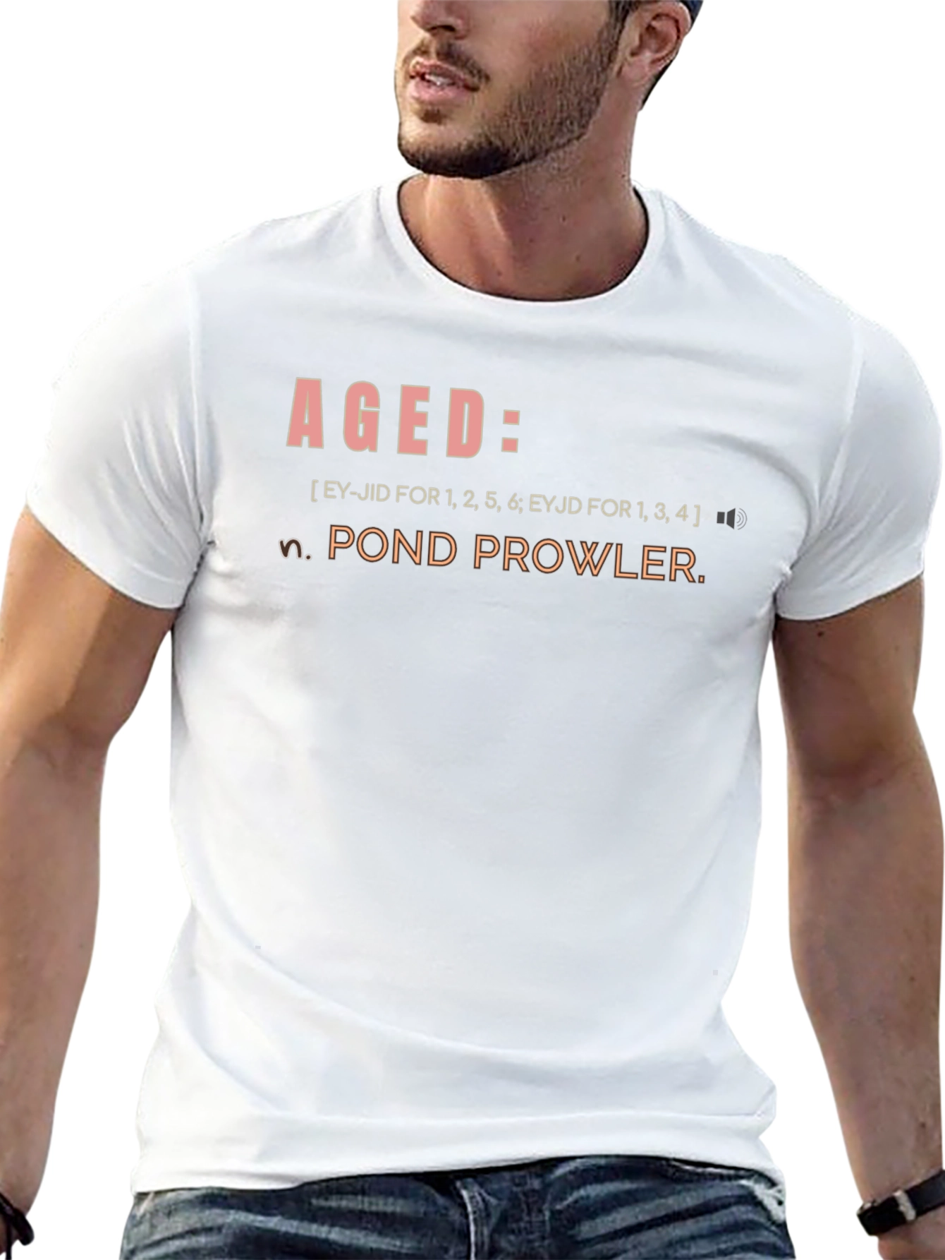 Aged Pond Prowler Definition Graphic T-Shirt