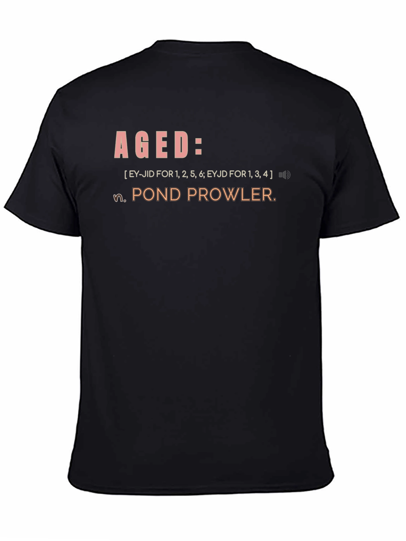 Aged Pond Prowler Definition Graphic T-Shirt