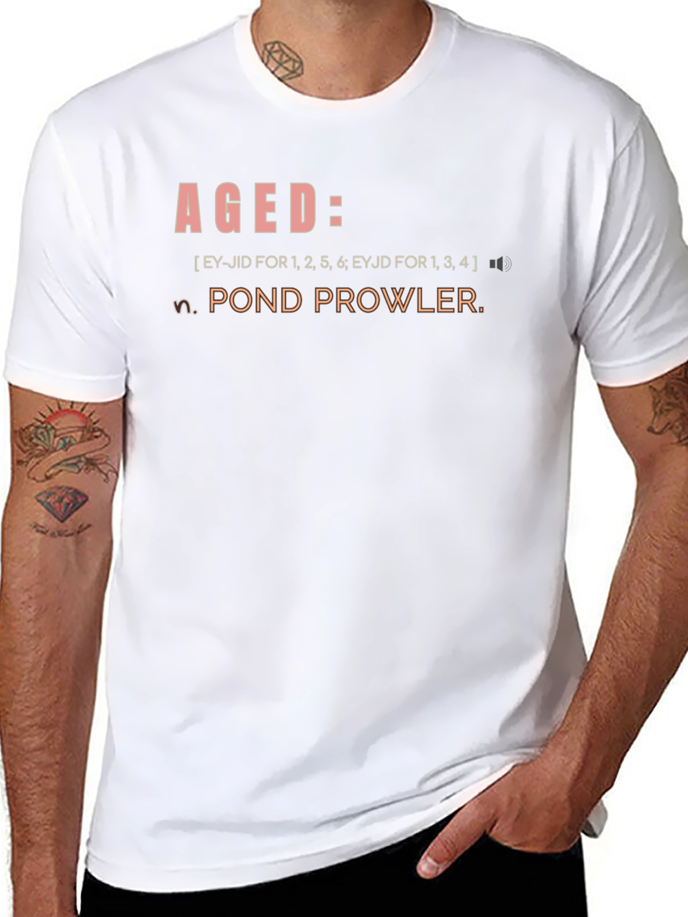 Aged Pond Prowler Definition Graphic T-Shirt