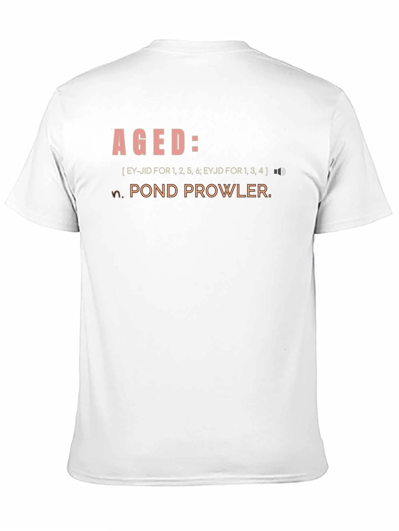 Aged Pond Prowler Definition Graphic T-Shirt
