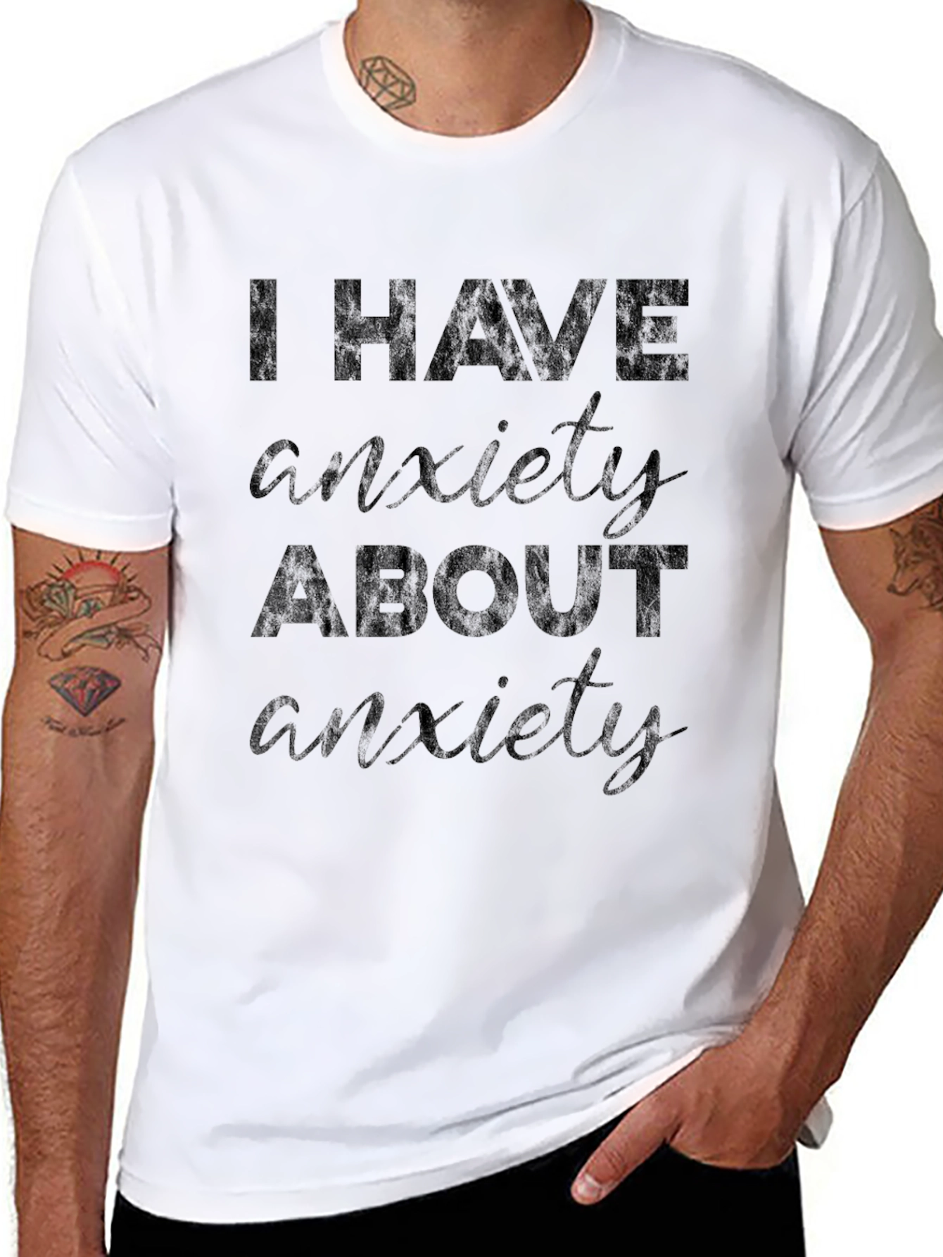 Anxiety T-Shirt - Black Humor Tee