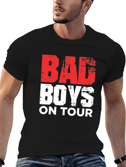 Bad Boys on Tour Black Graphic T-Shirt